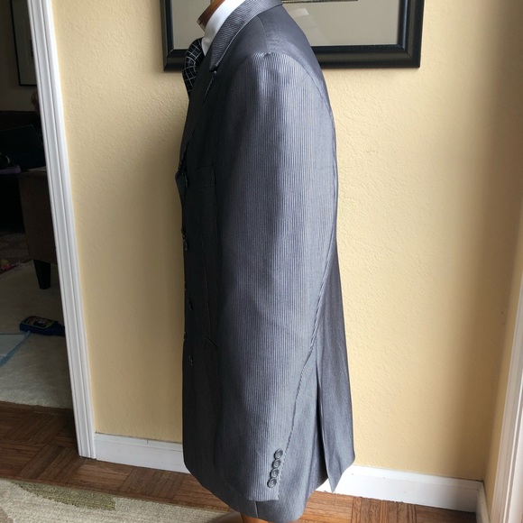 COPY - Caravelli Double Breasted Pinstripe Zoot Suit 42R - Picture 10 of 16